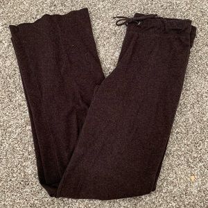 Chocolatey Plum Zen Danskin Flare Sweatpants